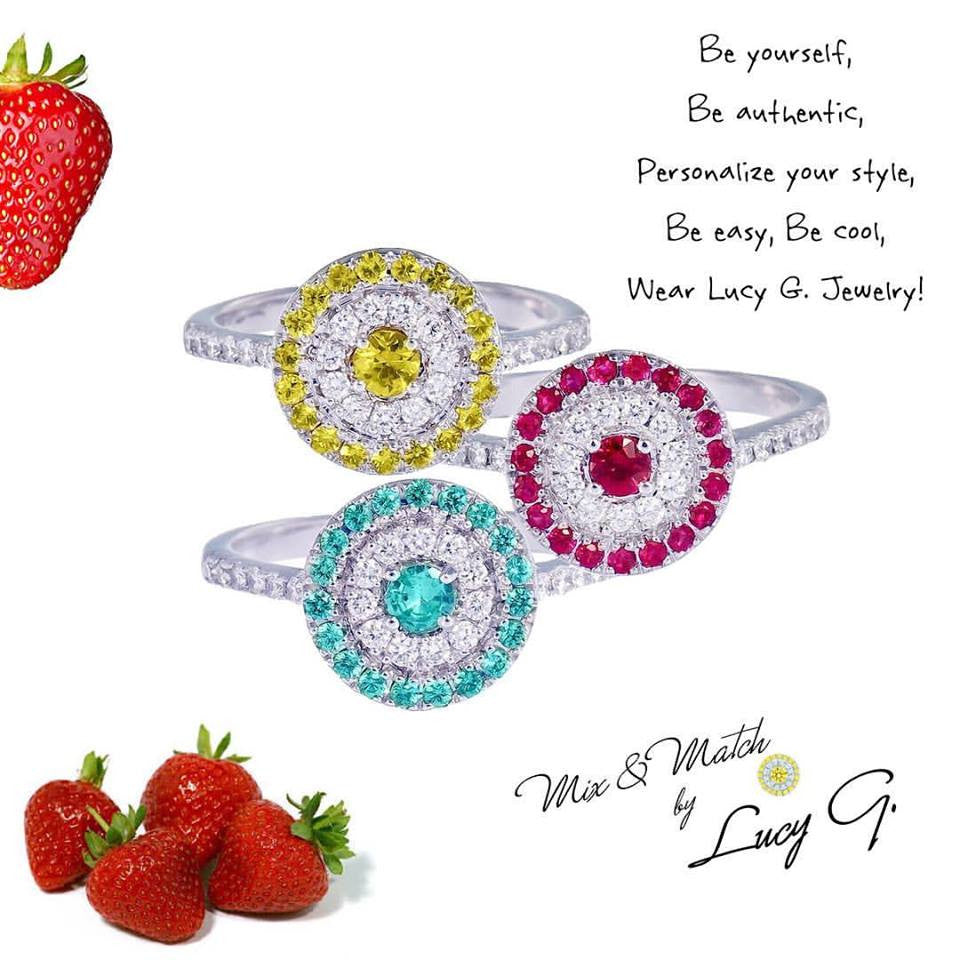 Sporting the goods from our friends over at Lucy G Jewelry