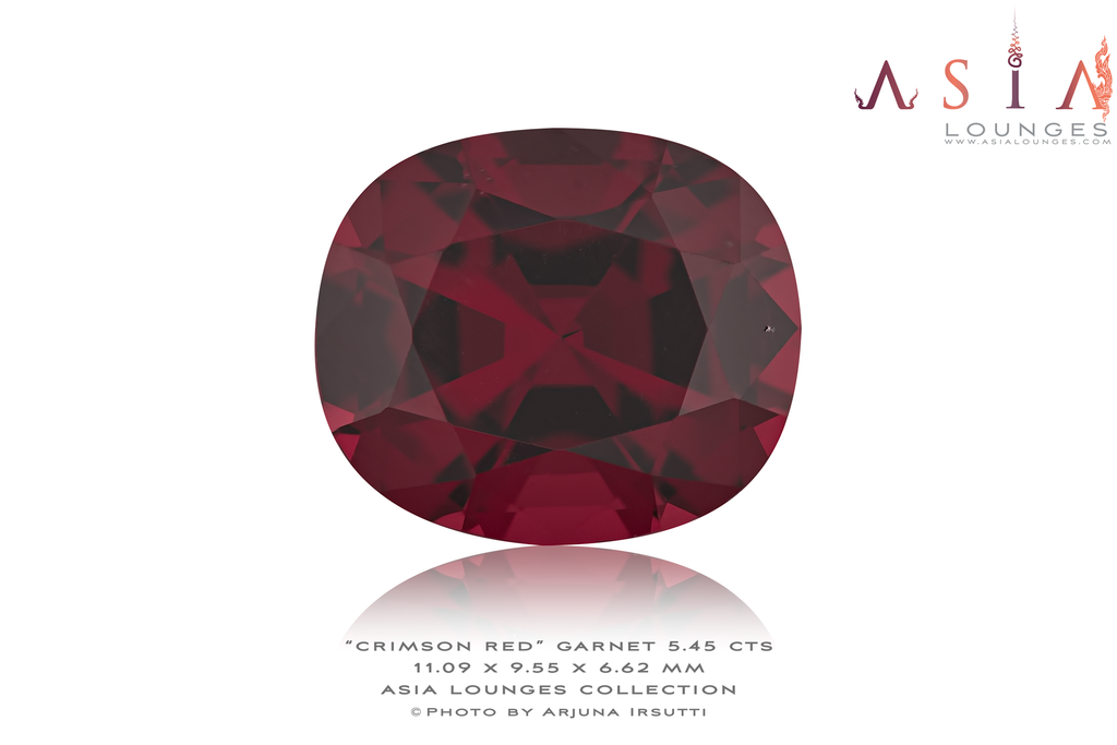 Tanzanian Crimson Red Garnet 5.45 cts - Asia Lounges