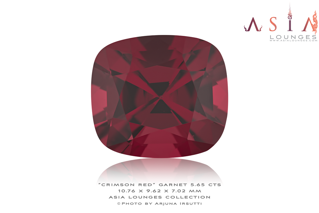 Tanzanian Crimson Red Garnet 5.65 cts - Asia Lounges