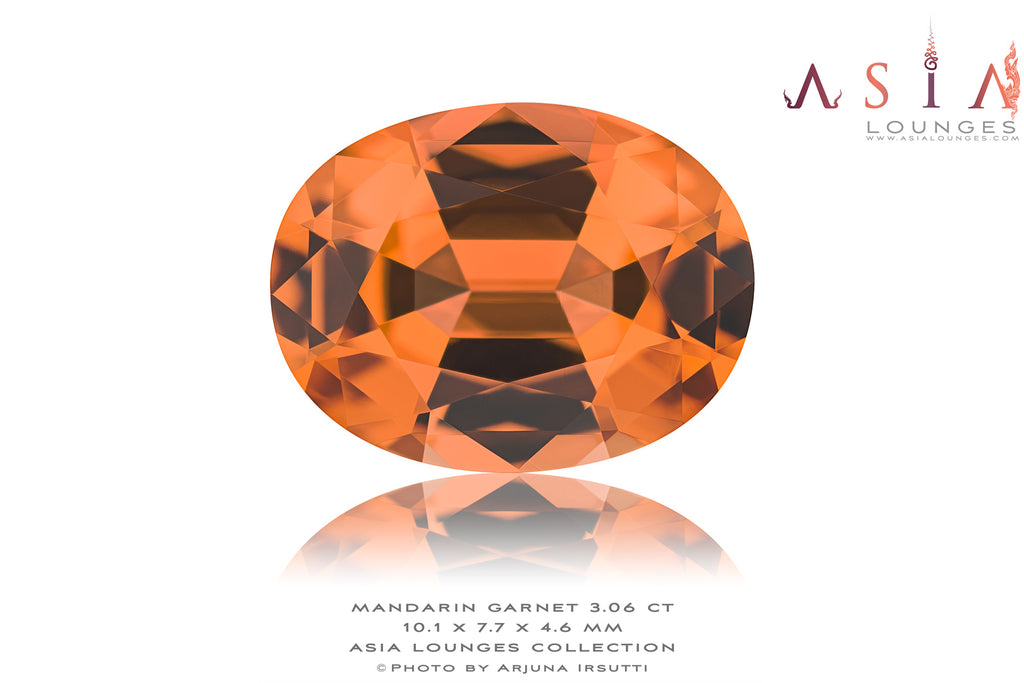 Delicious 3.06 cts Nigerian Mandarin Garnet - Asia Lounges