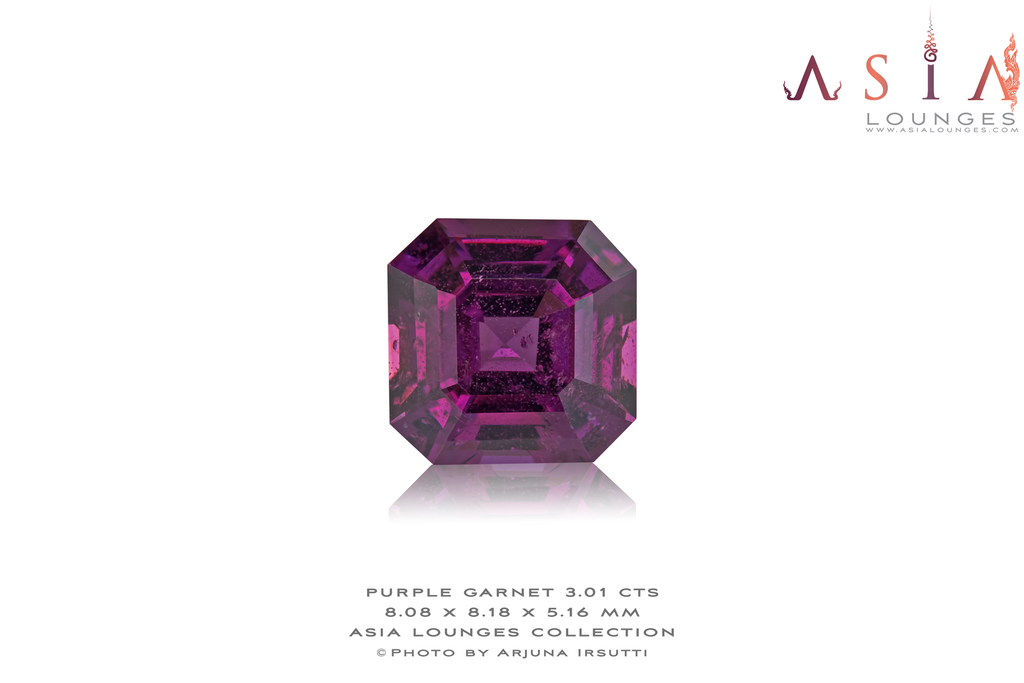 Mozambique Purple Garnet 3.01 cts - Asia Lounges