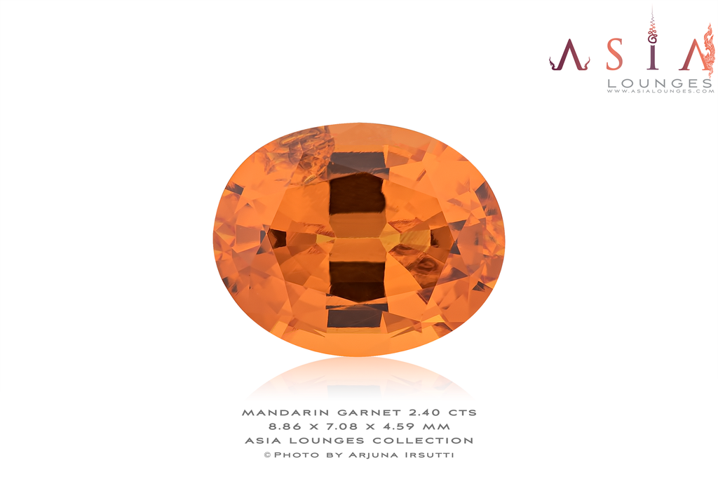 Tanzanian, Mandarin Garnet 2.40 cts - Asia Lounges