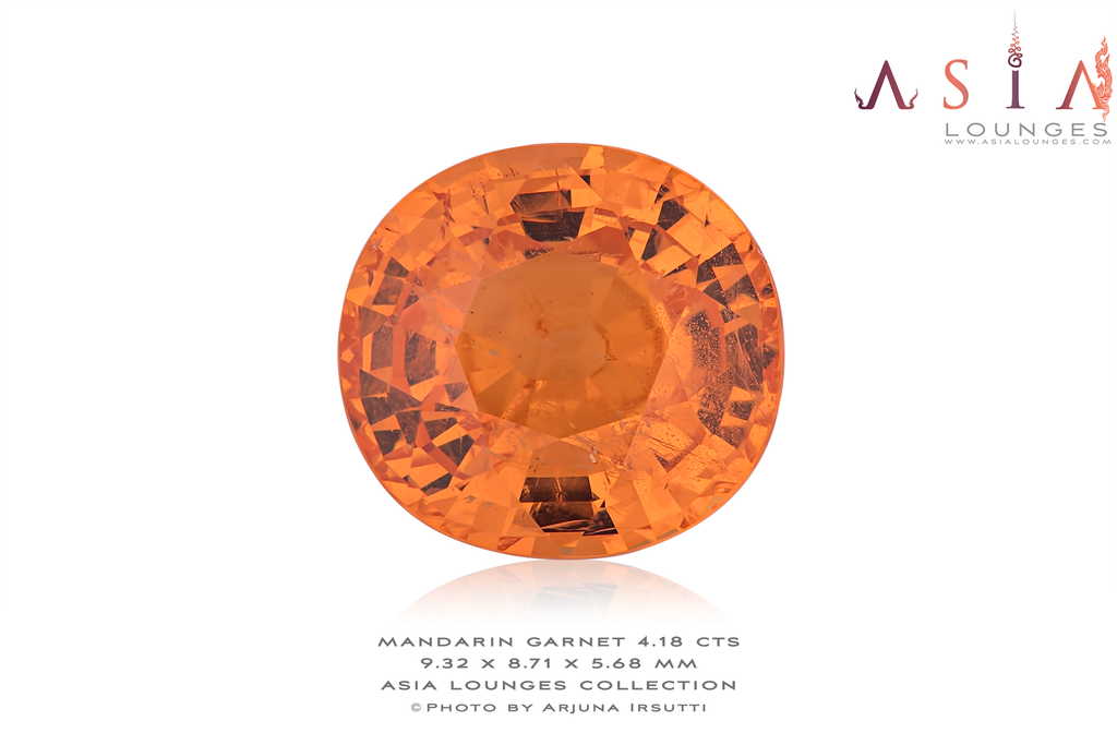 Mandarin Garnet 4.18 cts - Asia Lounges