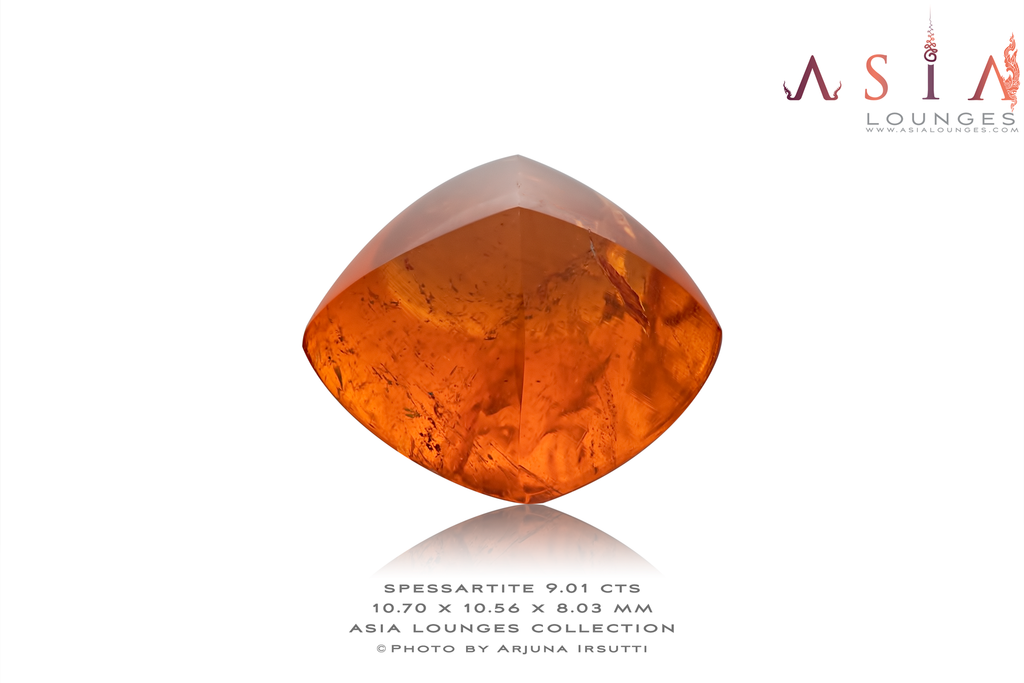 Spessartite Garnet in Sugar Loaf cut 9.01 cts - Asia Lounges