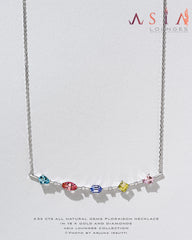 4.53 cts All Natural Gems "Floraison" Necklace