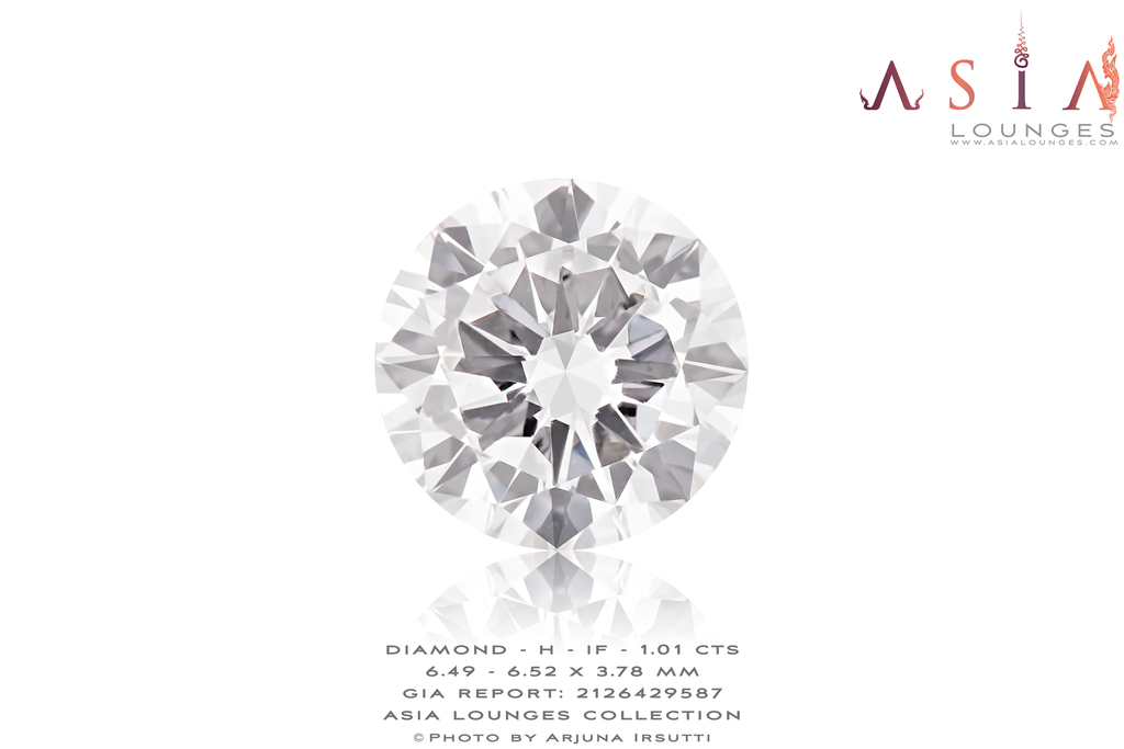 Diamond GIA Certified H-IF 1.01 cts - Asia Lounges
