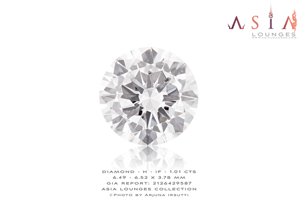 Diamond GIA Certified H-IF 1.01 cts - Asia Lounges