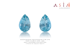 Mozambique Aquamarine Pair 2.78 cts