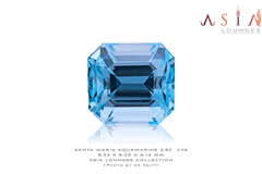 Stunning "Santa Maria" Brazil Aquamarine 2.82 cts