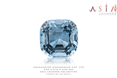 Neon Blue Natural Madagascar Aquamarine 3.45 cts