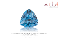 Brazilian "Santa Maria" Blue Aquamarine 1.17 cts