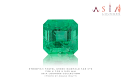 Ethiopian Pastel Green Emerald 1.68 cts