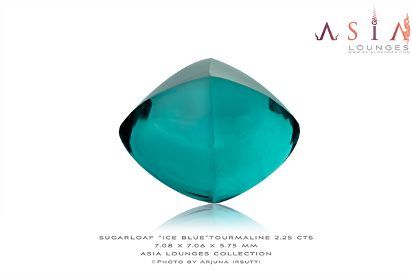 Nigerian Sugar loaf Ice Blue Tourmaline  2.25 cts - Asia Lounges