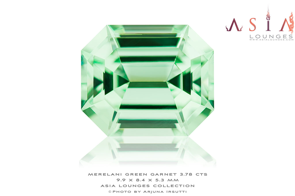 Stunning 3.78 cts Merelani Neon Green Garnet - Asia Lounges