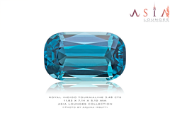 Royal Indigo Indicolite Tourmaline 3.48 cts