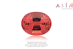 Redish Orange Congo Tourmaline 2.75 cts