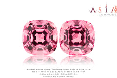 Delicious 11.26 cts Pair of Bubble Gum Pink Tourmalines