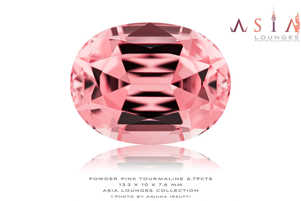 Elegant 6.79 cts Salmon Pink Nigerian Tourmaline - Asia Lounges