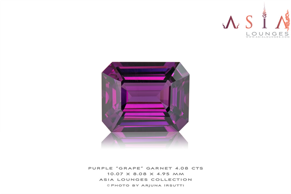 Mozambique Purple "Grape" Garnet 4.08 cts - Asia Lounges