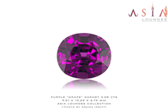 Mozambique Purple "Grape" Garnet 5.08 cts
