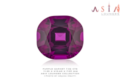 Mozambique, Purple Grape Garnet 7.36 cts