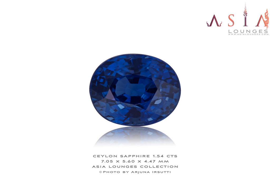 Heated Ceylon Sapphire 1.54 cts - Asia Lounges