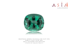 Nigerian Green - Blue "Sea Foam" Tourmaline 2.47 cts