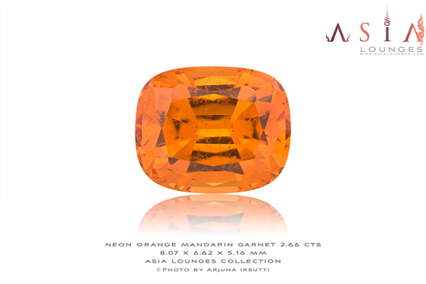 Neon Orange Mandarin Garnet 2.66 cts - Asia Lounges