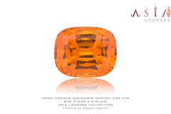 Neon Orange Mandarin Garnet 2.66 cts