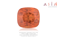 The "Sun Shard" Mandarin Garnet 6.51 cts
