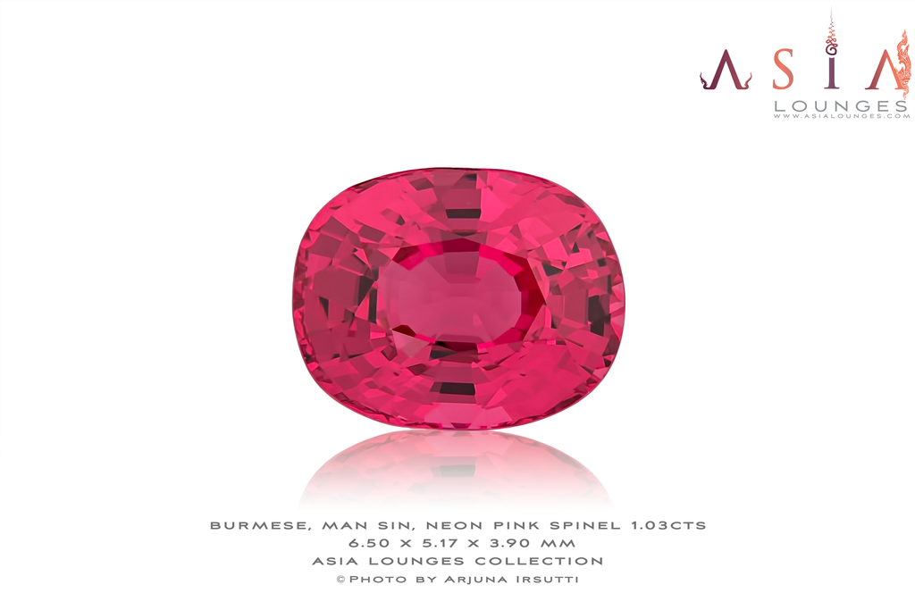 Burmese, Man Sin, Neon Pink Spinel 1.03 cts - Asia Lounges