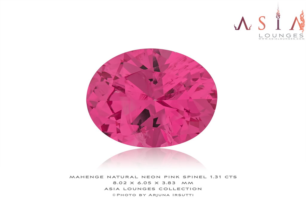 Tanzanian, Mahenge, Natural Neon Pink Spinel 1.31 cts - Asia Lounges
