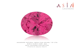 Tanzanian, Mahenge, Natural Neon Pink Spinel 1.31 cts