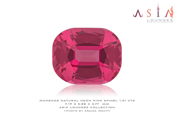 Tanzanian, Mahenge, Natural Vivid Neon Pink Spinel 1.31 cts - Asia Lounges