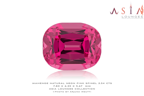 Tanzanian, Natural, Vivid Neon Pink Mahenge Spinel 2.54 cts – Asia