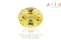 Natural Yellow Topaz 7.36 cts