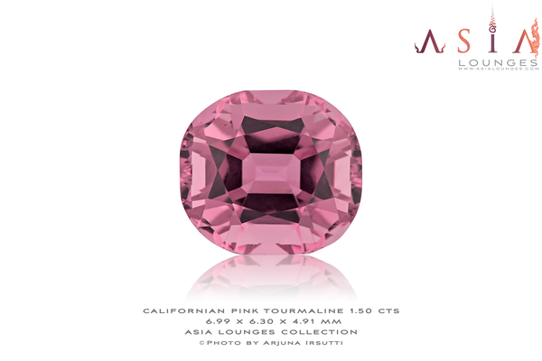 Californian Peach Pink Tourmaline 1.50 cts - Asia Lounges