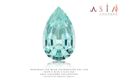 Delicious Ice Blue Pear Shape Tourmaline 3.51 cts