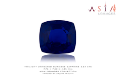 Burmese Unheated Twilight Blue Sapphire 2.64 cts