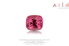 Burmese Pinkish Red Spinel 0.66 cts