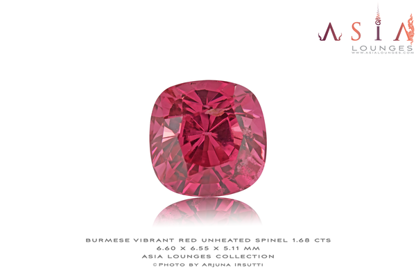 Burmese Vibrant Red Spinel 1.68 cts - Asia Lounges