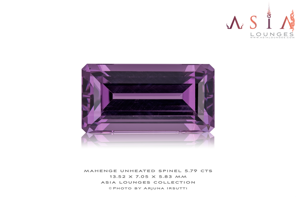 Tanzanian Natural Purple Spinel 5.79 cts - Asia Lounges