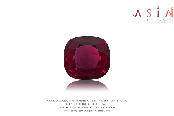 Madagascar Unheated Natural Red Ruby 2.46 - Asia Lounges