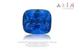 Stunning 5.53 cts Untreated Madagascar Cornflower Blue Sapphire