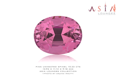 Burmese Unheated Pink Spinel 10.23 cts