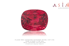 Flawless Natural Unheated Red Spinel 5.57 cts